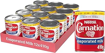 Carnation evaporated milk 12x410g